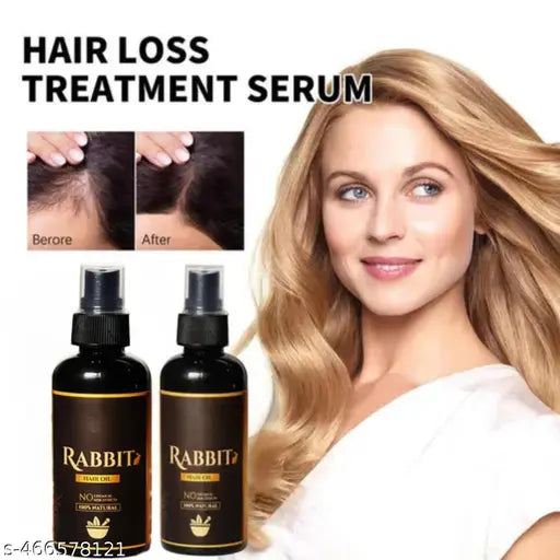 Rabbit Herbal Hair Oil - 100% Effective!