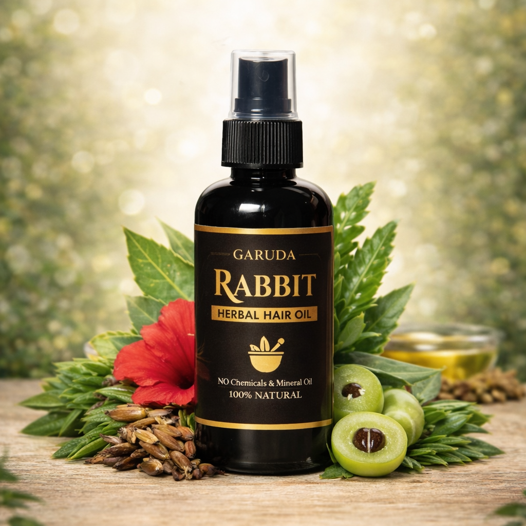 Rabbit Herbal Hair Oil - 100% Effective!