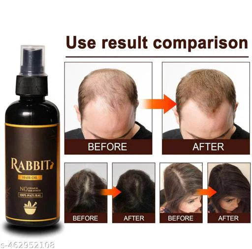 Rabbit Herbal Hair Oil - 100% Effective!